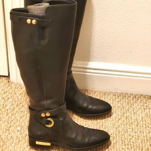 Vince Camuto black leather boots